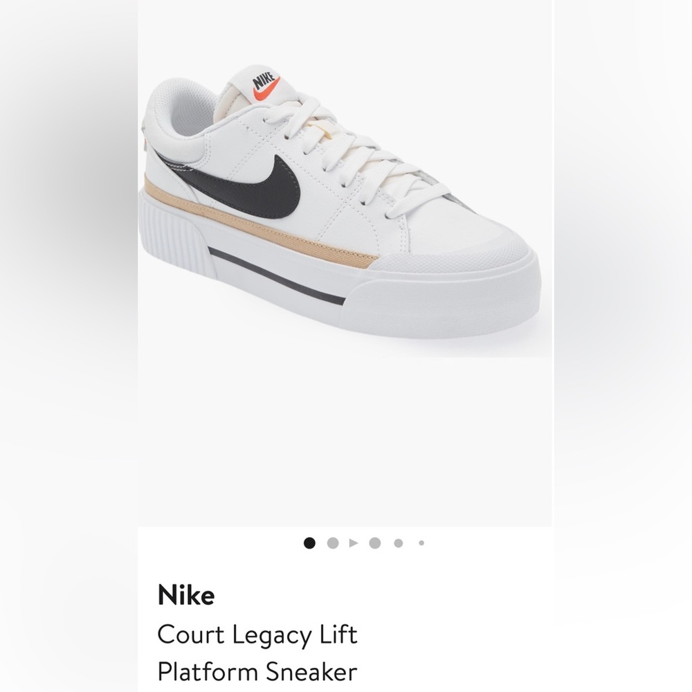 Nike Court Legacy Lift Shoes - Women size 10